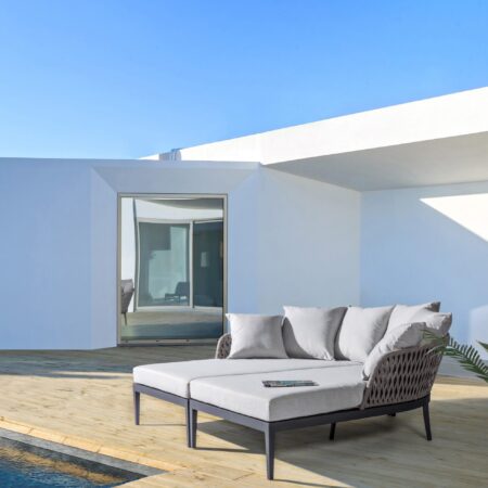 Pelican Sofa inkl. Kissen / Gestell: Anthrazit – Bild 1