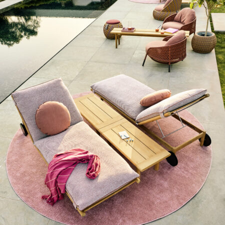 DEDON TIBBO Sonnenliege Teak – Bild 8