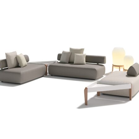DEDON BRIXX Sofa Eckmodul links – Bild 5
