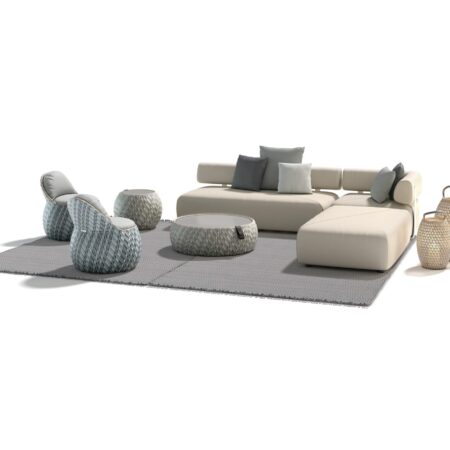 DEDON BRIXX Sofa Eckmodul links – Bild 3
