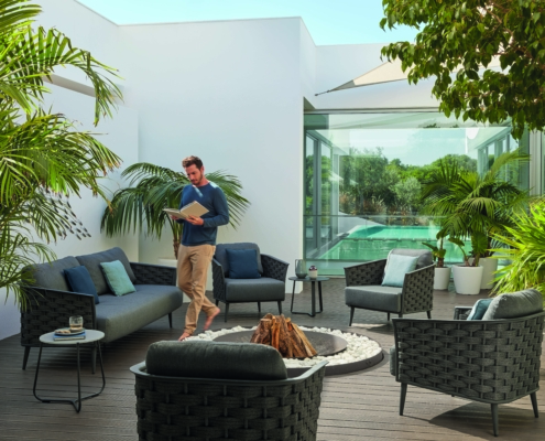 Manutti Cascade Lounger mit Cascade Gartenmöbel Sofa