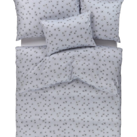 Tamara-R SELECTION Bettwäsche Edelweiss silber, Mako-Baumwolle mercerisiert Satin