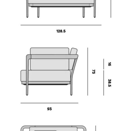 Manutti FLOWS Lounge Sessel – Bild 6
