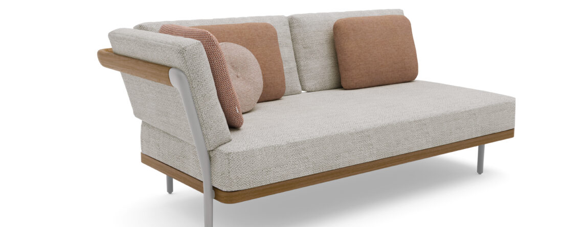 Manutti FLOWS Ecke 2 Sitzer Sofa links/rechts
