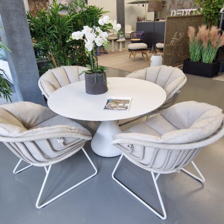 DEDON KIDA Sessel 4 Stk. mit Satellite Low Dining
