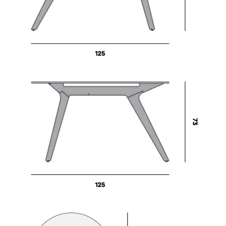 Manutti TORSA Esstisch Ø125cm – Bild 3