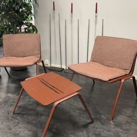 Fast Zebra Loungchair Set inkl. Hocker