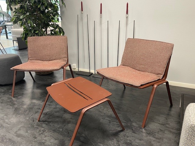 Fast Zebra Lounge Chair Fast Zebra Loungchair Set inkl. Hocker