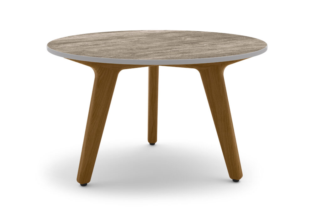 Manutti_Torsa_coffee table Ø60_0001592_teak_travertin geo