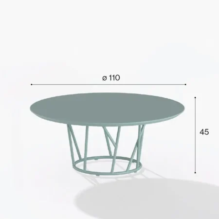 fast WILD niedriger Tisch Ø 110cm – Bild 3