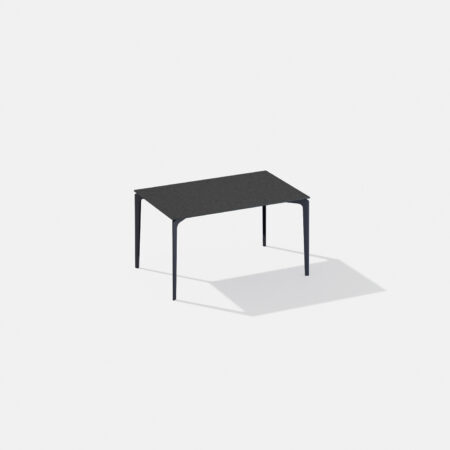 fast ALLSIZE Rechteckiger Tisch mit gesprenkelter Aluminium Tischplatte – Bild 13