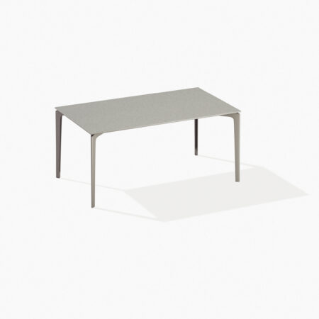 fast ALLSIZE Rechteckiger Tisch mit gesprenkelter Aluminium Tischplatte – Bild 10