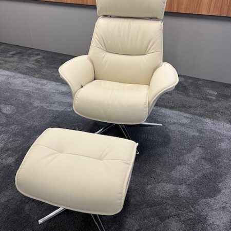 Relaxsessel Manuell mit Hocker – Bild 4