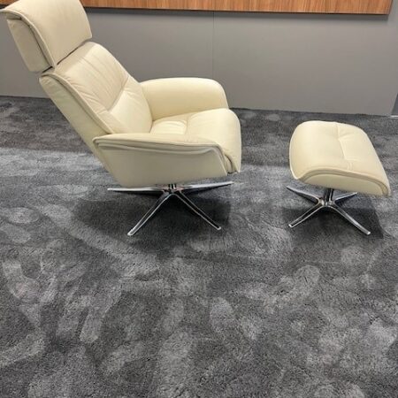 Relaxsessel Manuell mit Hocker – Bild 2